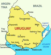 Uruguay is located in southeastern south america. Map Of Uruguay Uruguay Flag Facts And Places To Visit Best Hotels Home