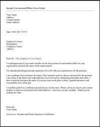 Your cover letter is an important component of your application package. Correctional Officer Cover Letter Job Resume Samples Cover Letter For Resume Resume Cover Letter Template Correctional Officer