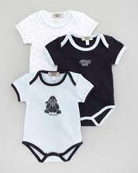 Discover adorable newborn and baby designer clothing collections at zee & co. Armani Junior Set Of 3 Boys Bodysuits Deep Sky Armani Junior Newborn Outfits Layette Newborn