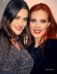 Mentors with adult model & singer Candye Kane in the middle: