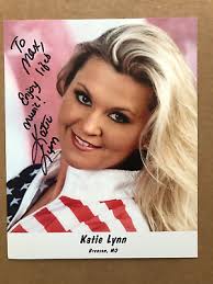 Vintage KATIE LYNN Hand Signed Inscribed Autograph Promo Photo Enjoy Lifes  Music