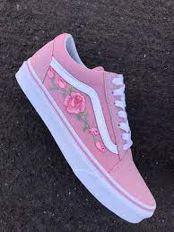 This Item Is Unavailable Etsy Pink Vans Embroidered Vans Vans