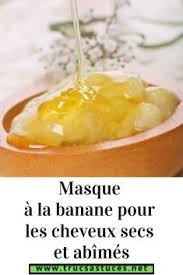 Masque A La Banane Pour Les Cheveux Secs Et Abimes En 2020 Banane Pour Cheveux Cheveux Secs Et Abimes Masque Banane