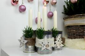 Diy Adventskranz Aus Alten Dosen Basteln Recycling Modern Art Adventskranz Diy Adventskranz Selber Machen Und Weihnachtsdeko Basteln