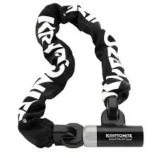 The pros for this lock are that it's lightweight, and it's kryptonite, so you know the lock and key will work easily and reliably. Kryptonite Kryptolok 2 915 Chain Lock Key 9mm 152cm 5 Black Electric Cyclery