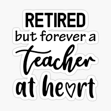 Download Retired Teacher Stickers Redbubble