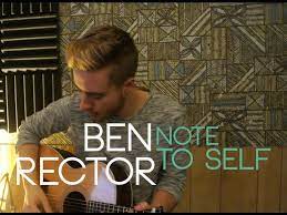 Ben Rector Note To Self Cover By Jonah Baker Youtube