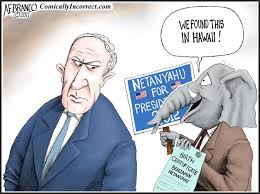 I thought somebody had photoshopped that crude drawing. Run Bibi Run Netanyahu Cartoon By A F Branco Artwanted Com