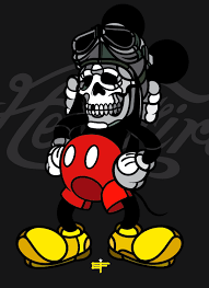 Deathshead Mickey Les Oeuvres Deco Maison