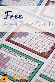 Are You After Some Quick Simple And Fun Activities To Help Your Students Review Area These Free Area Math Activities Task Cards Free Task Cards Middle School