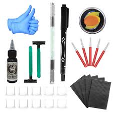 Stick And Poke Tattoo Kit 30ml Tattoo Ink Tattoo Kits Tattoo Machines Tattoo Supplies丨wormhole Tattoo Supply