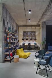 Take notes on what factors you would like to apply to your own workspace as well. Industrial Living Room And Creative Home Office Design Roohome