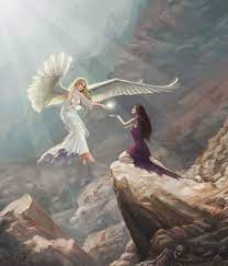 Pin By Allie Apple On Fantasy Angel Pictures Angel Painting Angel Art
