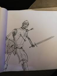 But we have gathered together an array of cool and creepy skeleton and skull home decor items. Rjc Arts On Twitter Quick Stech I Did Today Of A Medieval Skeleton Knight Really Happy With It Pen Pensketch Skull Humanskull Humanbones Anatomy Skeleton Skeletonknight Blackandwhite Art Artof2020