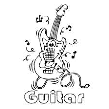 Your own electric guitar coloring page printable coloring page. Top 25 Free Printable Guitar Coloring Pages Online