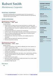 Check spelling or type a new query. Maintenance Carpenter Resume Samples Qwikresume