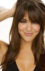 Coiffure femme mi long 2013. Coupe De Cheveux Brune Frange Cheveux Mi Longs Avec Frange Coupe De Cheveux Cheveux Long Avec Frange