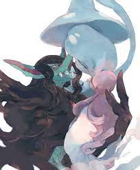 Johto Kun On Instagram Great Romances Of The 21st Century Art By Kanami33 Grimmsnarl Hatterene Kant Fairy Type Pokemon Pokemon Dragon Pokemon Art