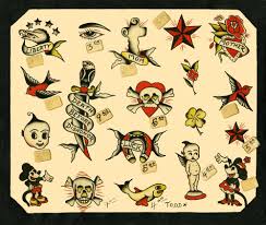 Traditional Flash Flash Tattoo Traditional Tattoo Vintage Tattoo Art