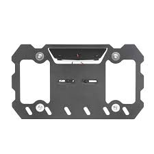 Amazon.com: Hooke Road Shackle D Ring License Plate Mount Bracket  Relocation Holder w/White LED Light for 1955-2025 Jeep Wrangler CJ YJ TJ JK  JL Gladiator JT : Automotive