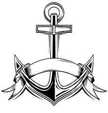 Navy Anchor Coloring Pages Anchor Clip Art Coloring Pages Anchor Drawings
