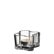 Iittala Alvar Aalto Teelichthalter Klar Online Kaufen Bei Woonio Teelichthalter Kerzenhalter Glas Kerzenstander