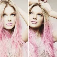 It was a new look for the pop princess but went perfectly with her sequinned outfit. Taylor Swift Taylor Swift Pink Hair Pink Blonde Pink Hair