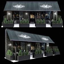 Summer Cafe 3d Model In 2020 Cafe Interior Design Outdoor Cafe Cafe Design