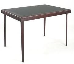 Cosco Rectangular Wood Folding Game Table With Vinyl Inset 37263dmb1 Wood Folding Table Table Folding Table