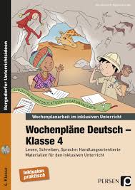 Ebook (benötigt adobe digital editions für den download). Wochenplane Deutsch Klasse 4 Persen