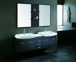 There are a number of reasons that a homeowner may opt for a bathroom vanity with an offset sink. Contemporary Bathroom Vanity With 2 Sinks 6794