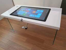 The system mounts easily to any type of ceiling and it projects onto any table, wall, or floor to instantly create an interactive play area. Interactive Table Touch Screen Table Pro Display