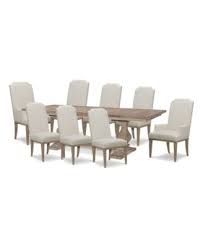 Furniture Rachael Ray Monteverdi Dining Furniture 9 Pc Set Table 6 Upholstered Side Chairs 2 Upholstered Arm Chairs Reviews Furniture Macy S In 2020 Furniture Upholstered Arm Chair Upholstered Side Chair