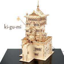 Hot sale lovely customer wooden doll bed music box for kids toy. 2019 Studio Ghibli Spirited Away Ki Gu Mi Aburaya 3d Wood Puzzle From Japan For Sale Online Ebay