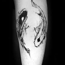 Black And White Koi Fish Tattoo Meaning 40 Yin Yang Koi Fish Tattoos For Men Cosmic Force Ink Ideas Koi Fish Tattoo Shark Tattoos Sketch Style Tattoos