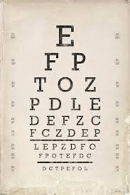 Vintage Eye Chart