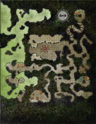 Goblins are small, squat creatures about 3 to 4 feet tall with pointed ears and equally pointy teeth. Goblin Cave Dungeon Maps Fantasy Map Pathfinder Maps