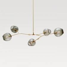 Metal Releaf Vertical Globe Branching Bubble Chandelier Modern Lighting Chandeliers Adelman Lighting Glass Shade Pendant Light