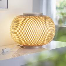 Lampe E27 Utaka Inspire Bambou Naturel 40 W Bambou Lampe Bambou Lampe
