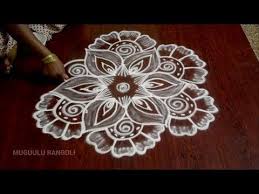 How To Draw Big Rangoli With Simple Dots 7 X 4 Chukkala Muggu With Step By Step Fashion World Rangoli With Dots Rangoli Designs Flower Rangoli Designs