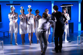 It depicts a technologically advanced futuristic society. Brave New World Cjlights