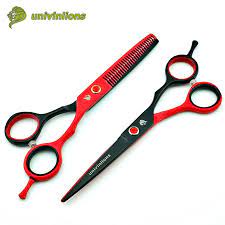5 5 Clearance Sale Black Red Hair Scissors Hairdresser Ciseaux Coiffure Thinning Shears Japanese Scissors P Black Red Hair Hair Scissors Hairdressing Scissors