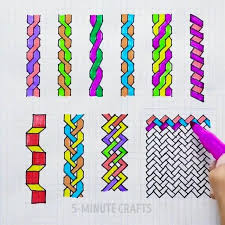 20 Drawing Tricks Easy Drawing Tutorial Graph Paper Art Easy Drawings Drawing Tutorial Easy