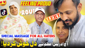Mom Feeling Proud On Son 😍 Idrees Azam Nay Aj Hush Kar Diya || Special  Massge For All Haters ||