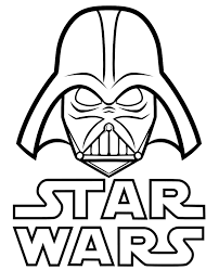 Darth vader coloring pages to print. Coloring Pages Star Wars Logo Vader Coloring Page