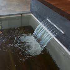 It features a large square backplate, with three large spouts, which frames an elevated rectangular basin. Modern Outdoor Water Feature Artificial Wall Waterfall Fountain L30cm Buy Wall Fountain Decor Water Spillway Backyard Ponds And Waterfalls Product On Alibaba Com