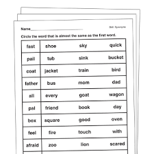 Our collection includes kindergarten worksheets, phonics, alphabet, all organized by subject. Synonyms Antonyms Printable Worksheets Activities For Kids