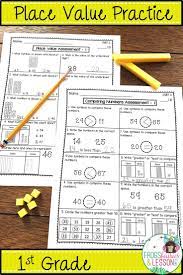 Place Value Practice For First Graders This Packet Has Tons Of Activities For Working With Tens And Place Values Teaching Place Values Place Value Worksheets
