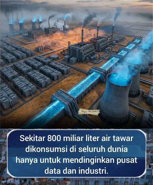Picu Lonjakan Konsumsi Air Dunia, Tren AI Berimbas Buruk untuk Bumi? Tren penggunaan kecerdasan buatan atau Artificial Intelligence alis AI, telah memicu lonjakan penggunaan air di dunia. Kok bisa?