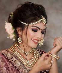 15 Best Indian Bridal Hairstyle Ideas For 2019 Inspired From Celeb Weddings Ethinify Indian Bride Makeup Wedding Skin Bridal Eye Makeup